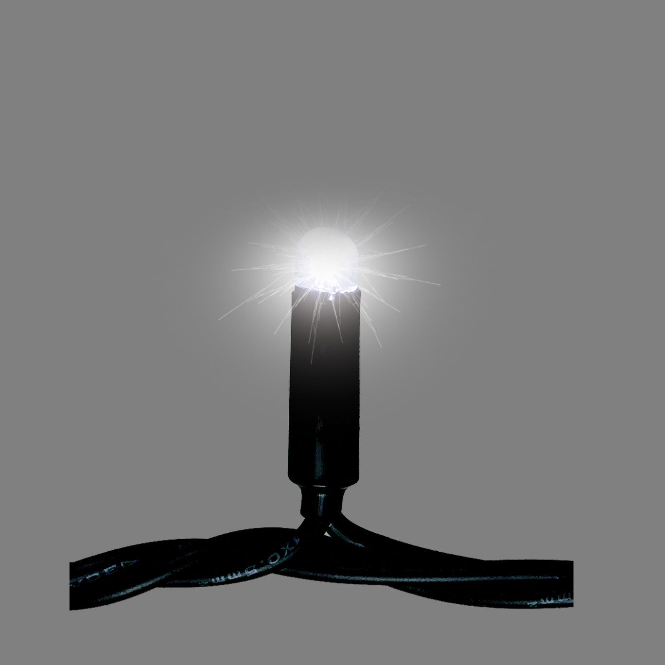 120 LED String Light - Clear White, IP44, 12M with Easy Coupler Connection