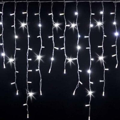 Yuletide 6M 300 LED connectable icicle lights in cool white