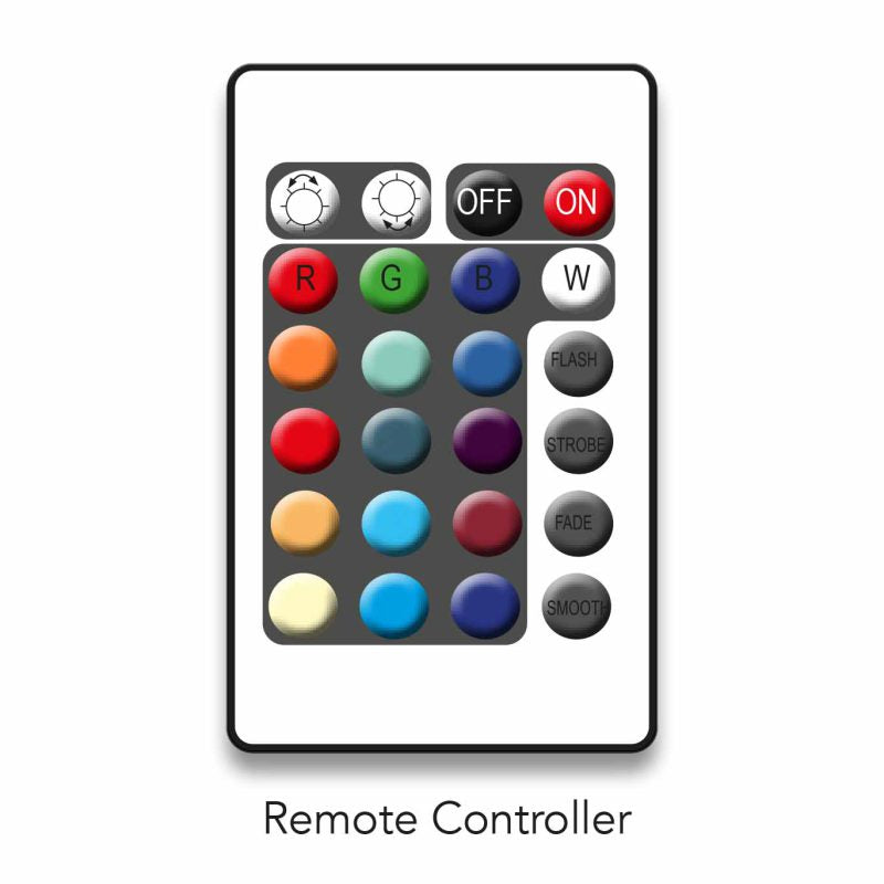 S-RIB 5M RGB LED Strip Light – Waterproof, 5W, Remote Control