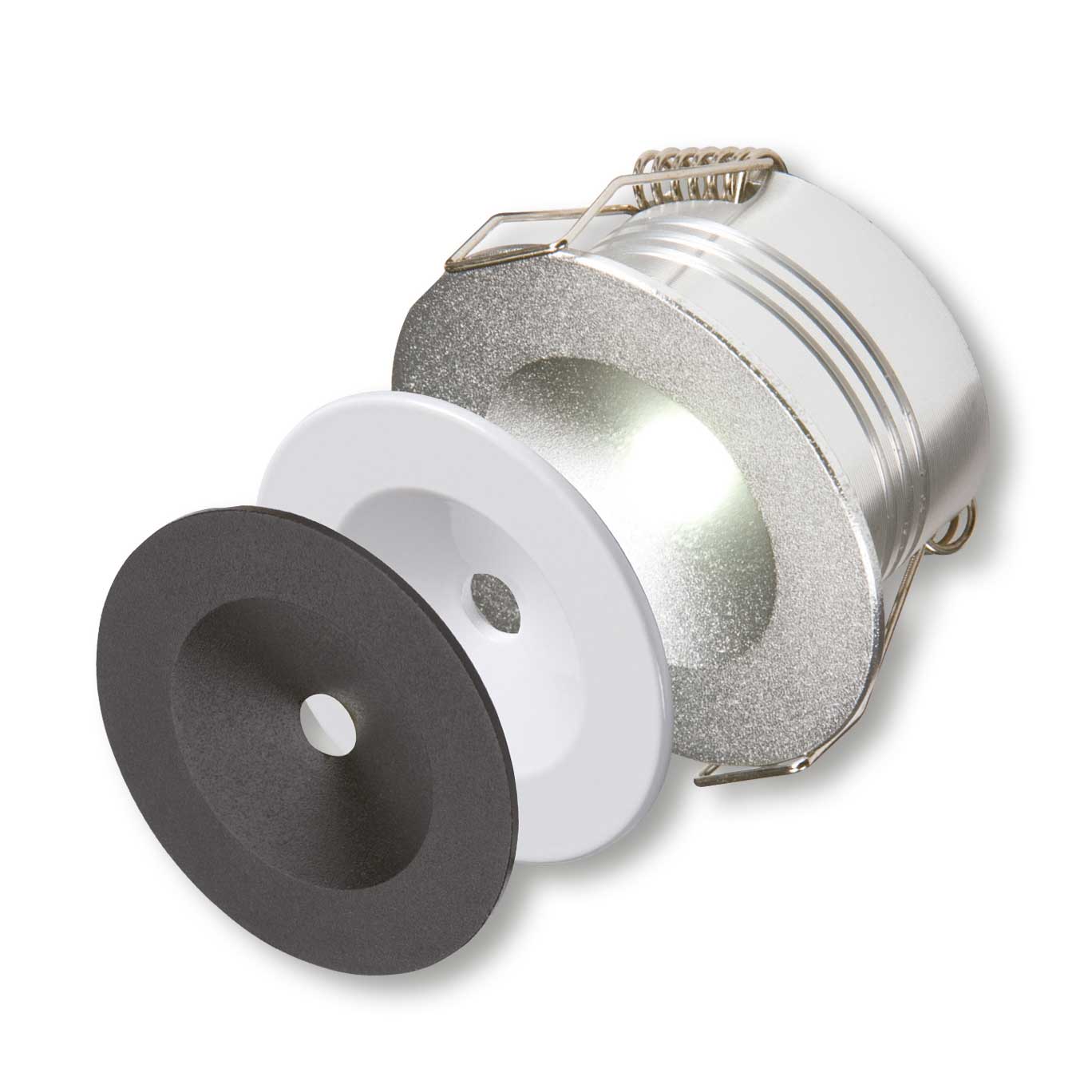 3W Emergency Recessed Spotlight – 5500K Daylight, LiFePO₄ Battery