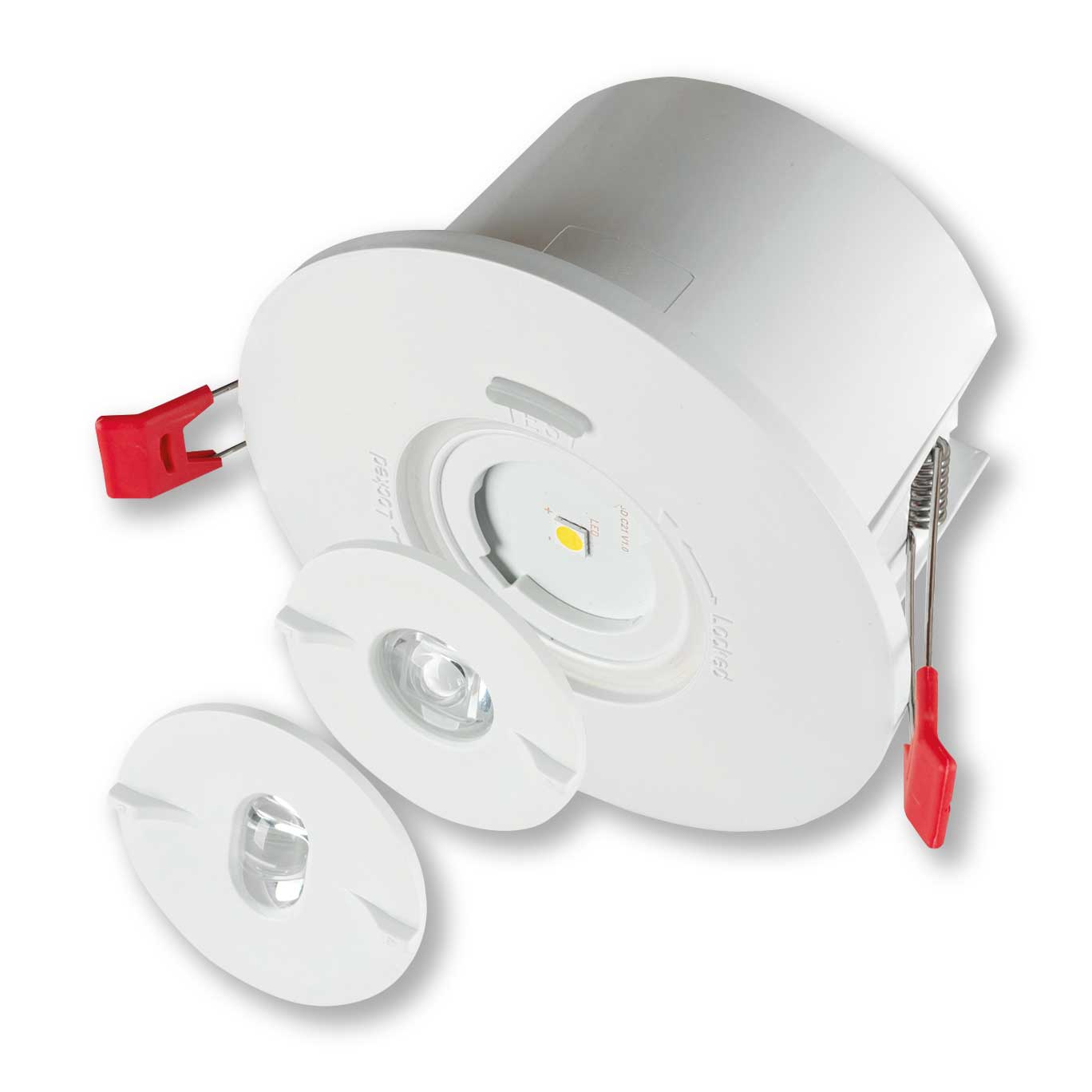 Emergency IP65 LED Spotlight 5W 5700K Self-Test