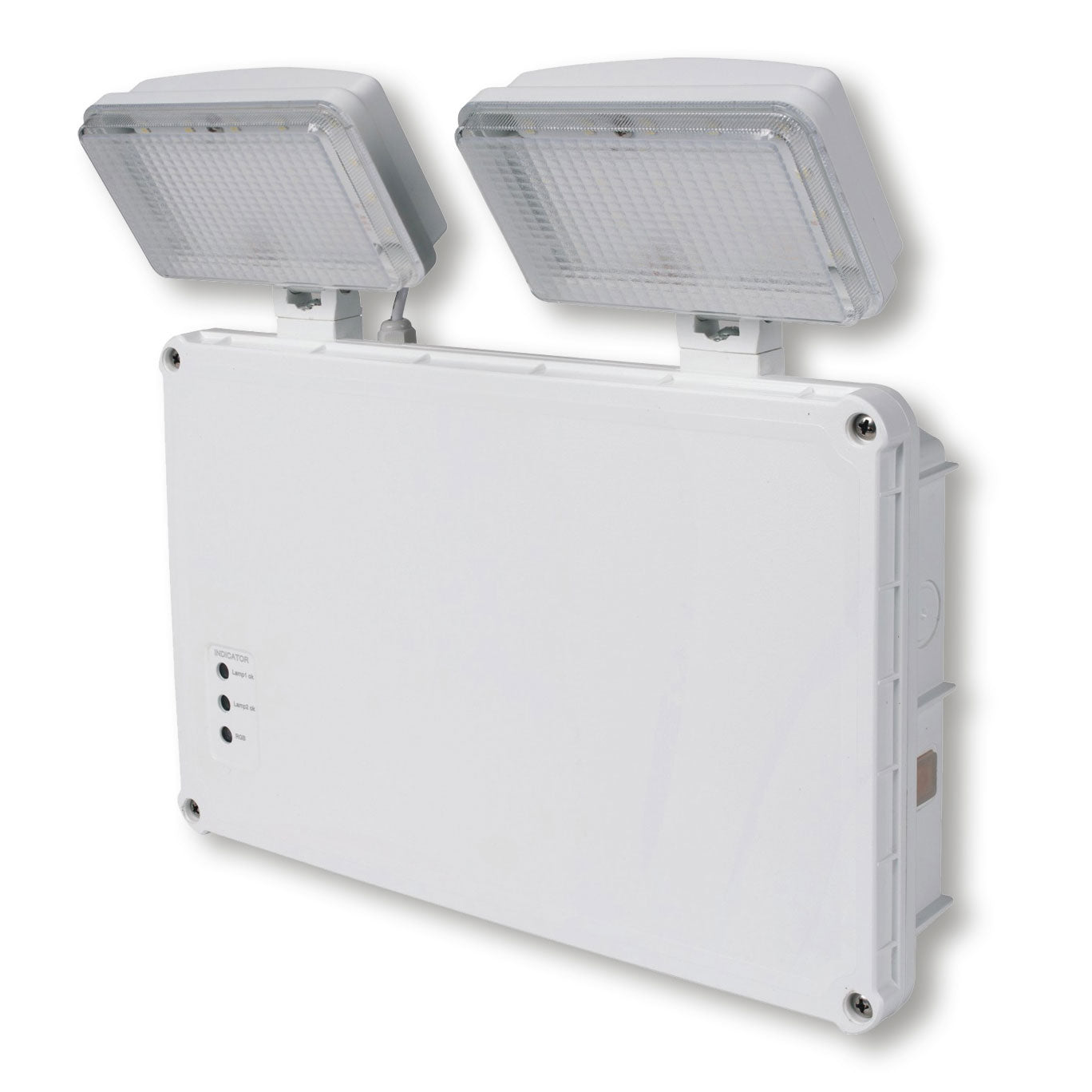 3W IP65 Emergency Twin LED Spotlight – 6500K LiFePO₄