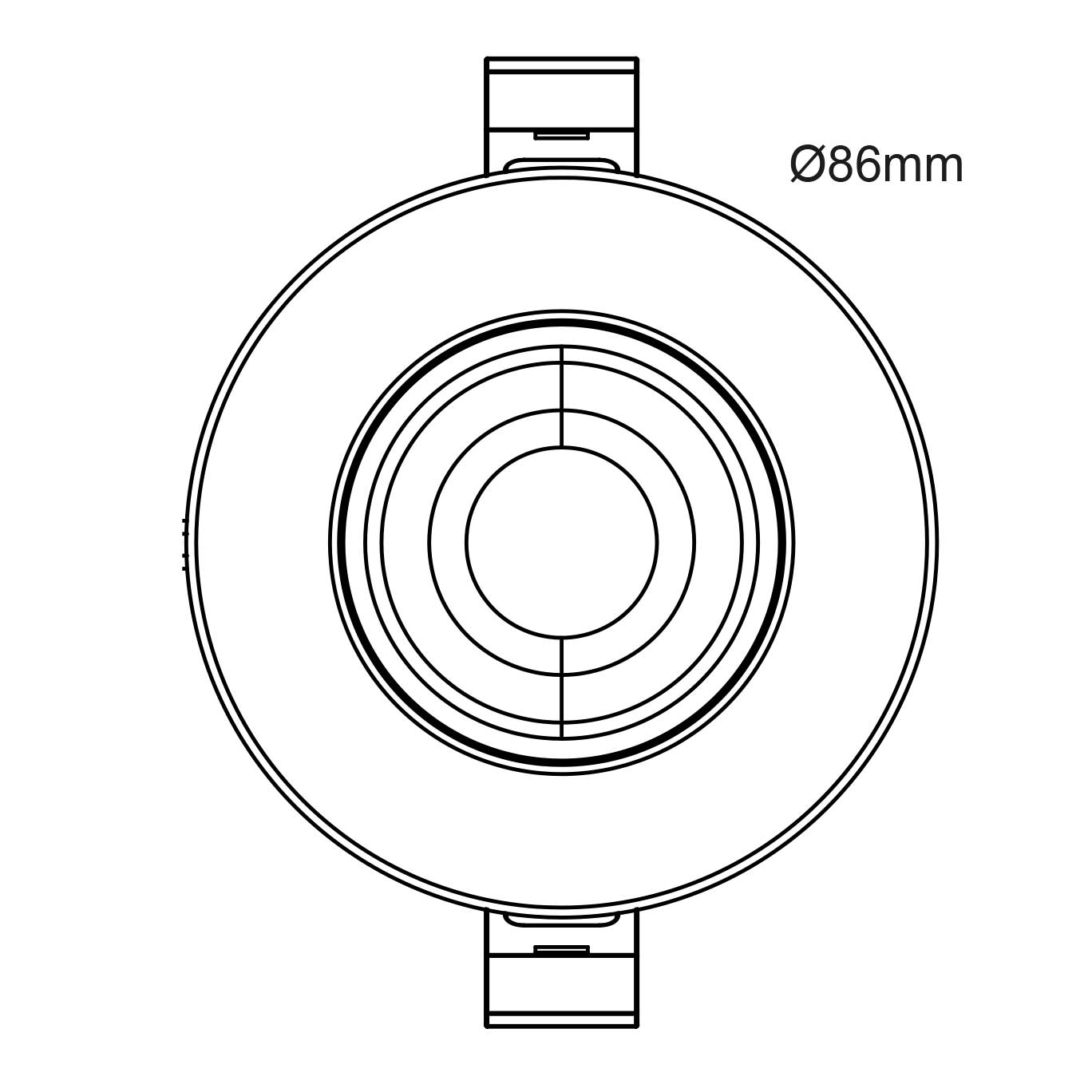 Fire Rated LED Downlight IP65 6W Dimmable CCT (3000K/4000K/6500K)