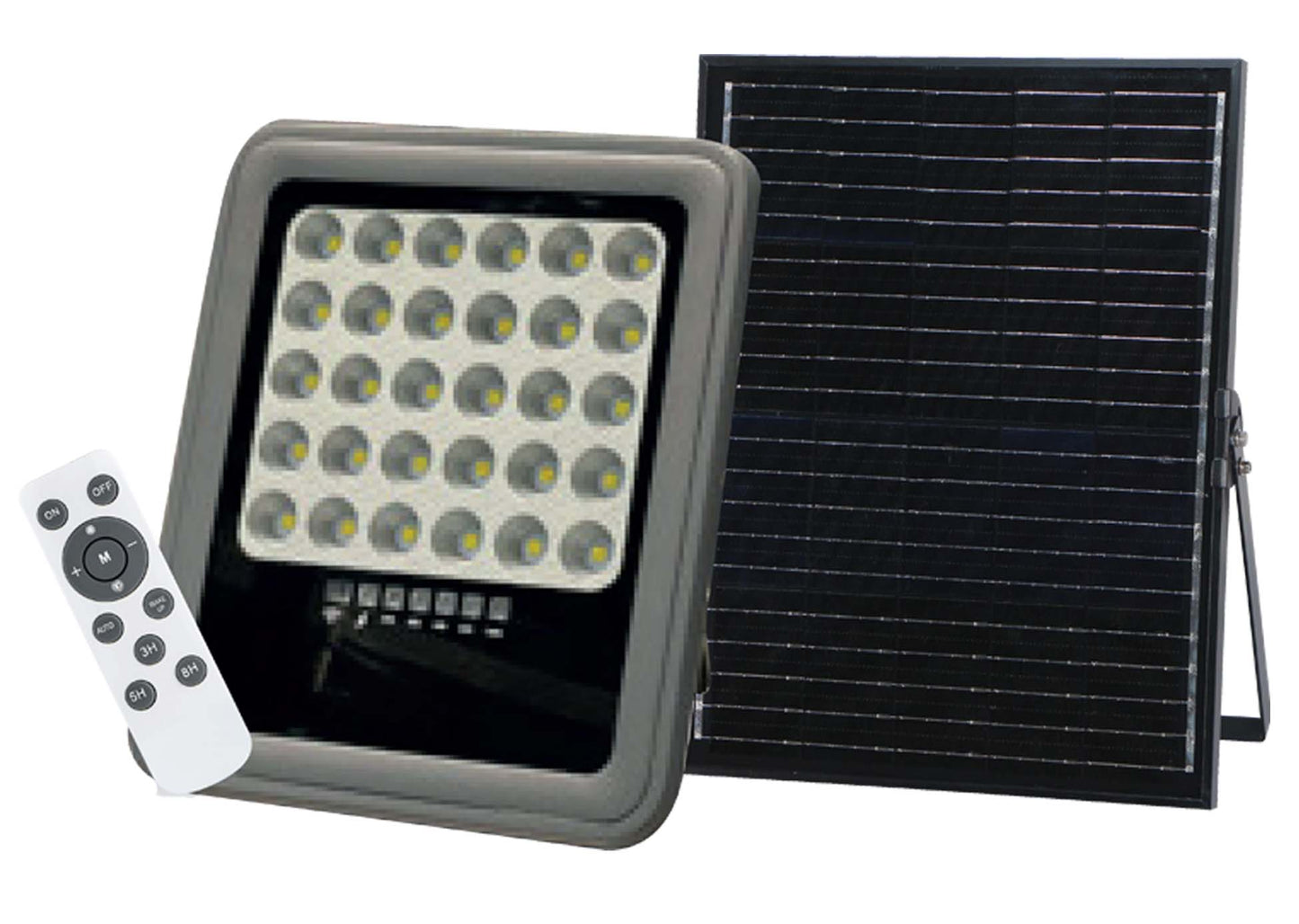 Solar LED Flood Light with Detachable Solar Panel 100W & 200W