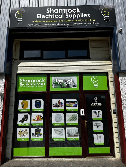 Shamrock Electrical wholesale premises in Dublin serving electrical contractors