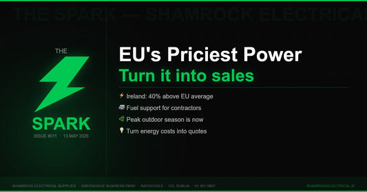 The Spark Issue 011 — Ireland most expensive EU country for electricity, outdoor electrical season May 2026