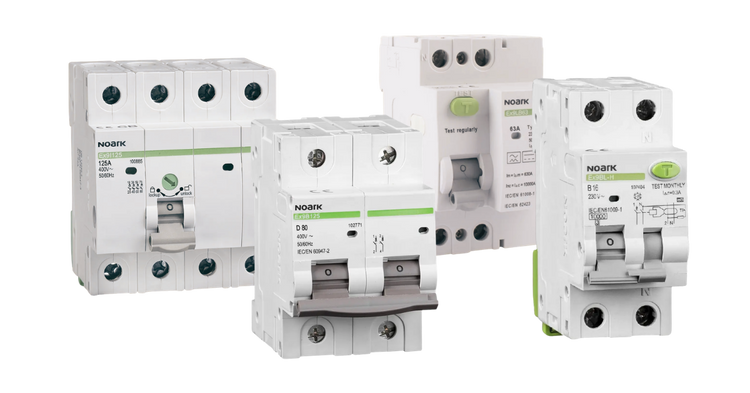 NOARK circuit protection range - isolator, MCB, RCCB and RCBO