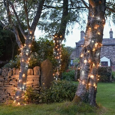 Yuletide 30M 300 LED low voltage static string light, warm white