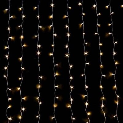 Yuletide 2M x 2M 400 LED curtain light, warm white