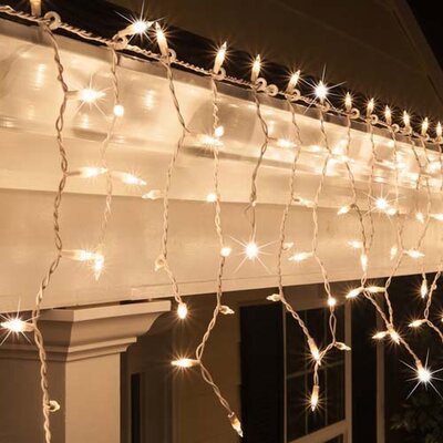 Yuletide 3M 150 LED connectable icicle lights in warm white