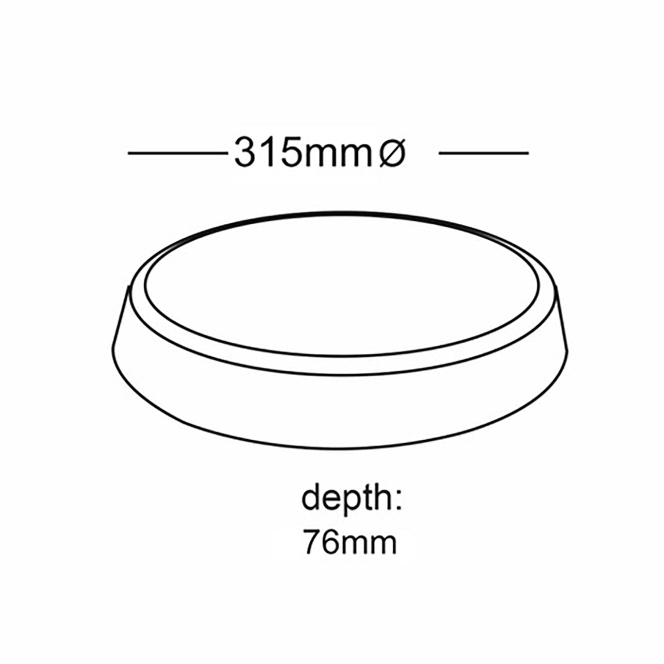 9-18W Emergency Sensor LED Ceiling Light – IP65 CCT Adjustable