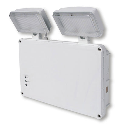3W IP65 Emergency Twin LED Spotlight – 6500K LiFePO₄