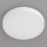 Close-up of the Evolec 18/25W Bathroom LED Luminaire with slimline white finish and IP65 waterproof design.