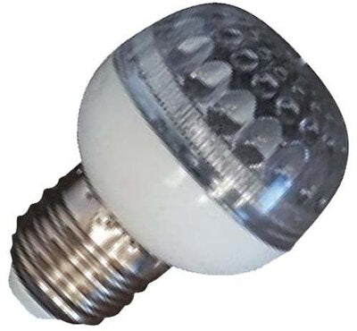 Evolec LED colour changing golf ball lamp with an E27 screw cap