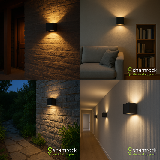 Iris 2 Rotating Wall Light – 10W 380Lm LED, IP54, 3000K Warm White