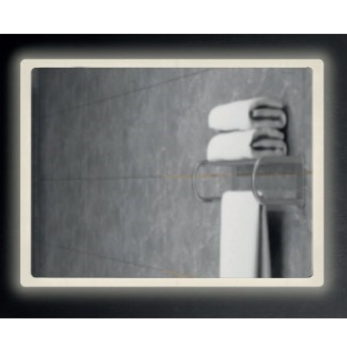 M700/CCT LED rectangular bathroom mirror with dimmable lighting, anti-fog and memory features – modern IP44 rated 700x600mm mirror