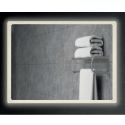 M700/CCT LED rectangular bathroom mirror with dimmable lighting, anti-fog and memory features – modern IP44 rated 700x600mm mirror