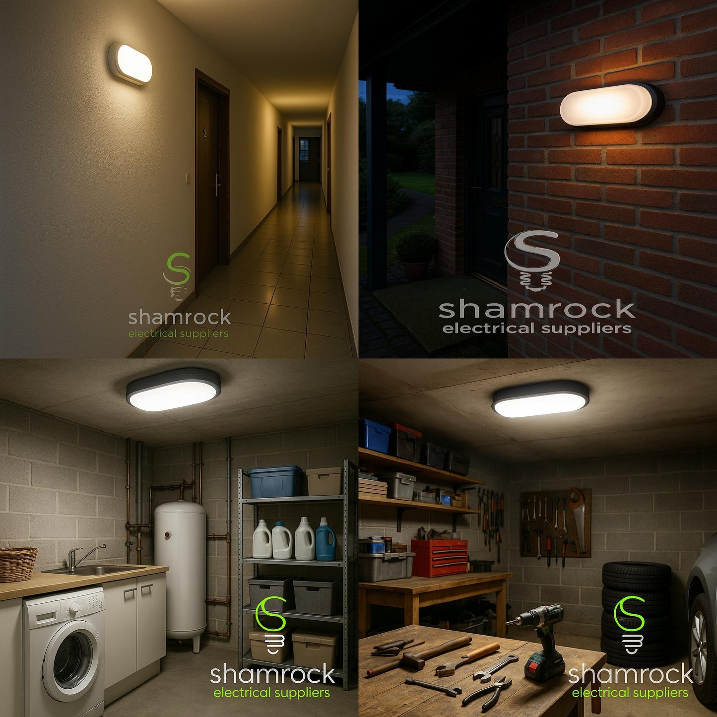 EVOLEC OSCAR Bulkhead/Adjustable CCT/IP65/Energy-Efficient