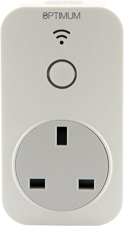 Wi-Fi Enabled Plug in Time Switch, 230 V, White