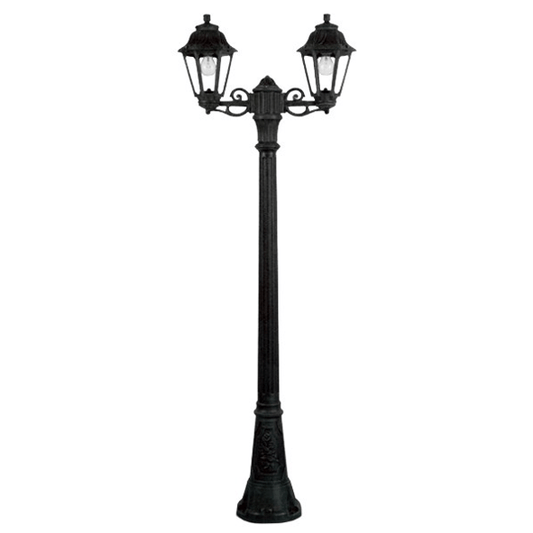 Fumagalli Gigi Bisso Anna Lamp Post Garden Light Black