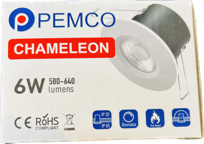 Chameleon Fire-Rated LED Downlight, 6W